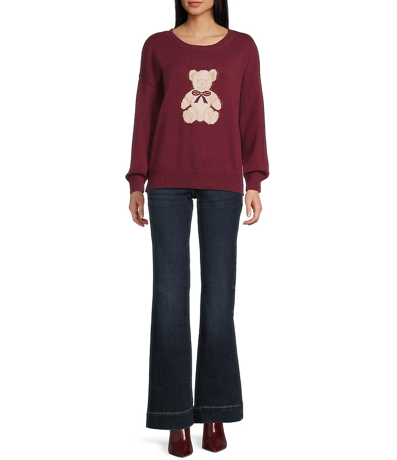 Blu Pepper Teddy Bear Long Sleeve Sweater