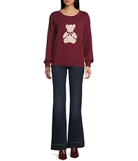 Blu Pepper Teddy Bear Long Sleeve Sweater