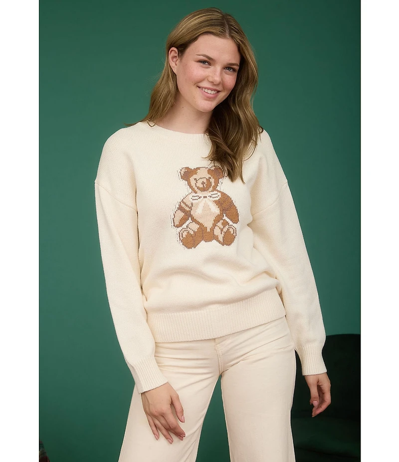 Blu Pepper Teddy Bear Long Sleeve Sweater