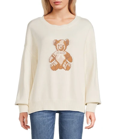 Blu Pepper Teddy Bear Long Sleeve Sweater