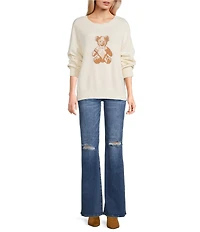 Blu Pepper Teddy Bear Long Sleeve Sweater