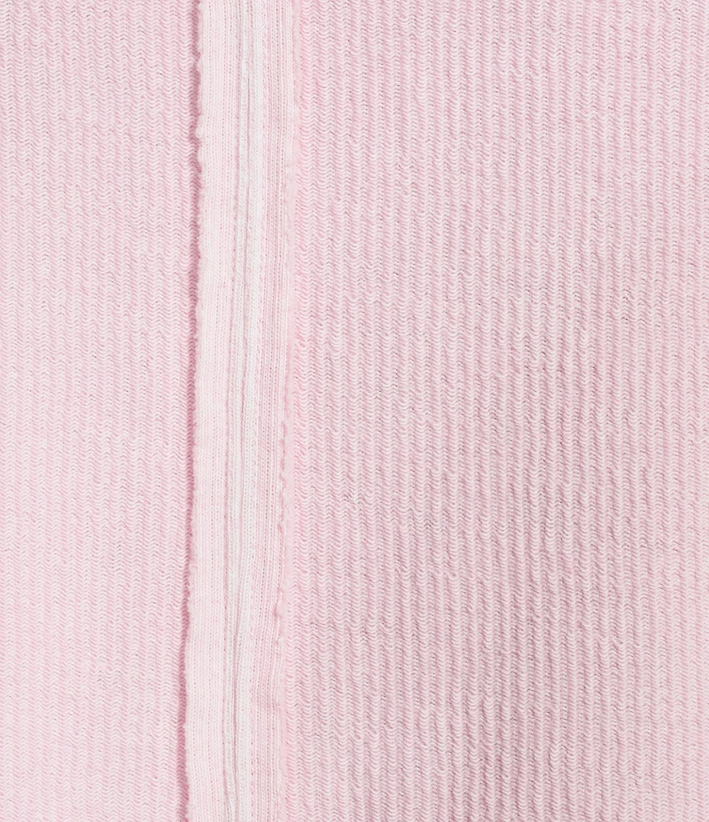 Blu Pepper Textured Knit Crewneck Short Sleeve Pocket Tee