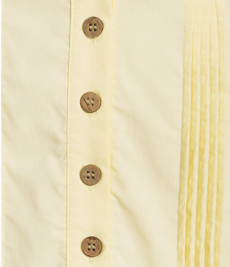 Blu Pepper V-Neck Cap Sleeve Button Front Tank Top