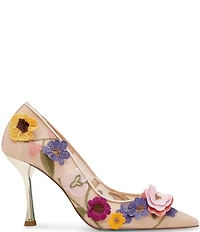 Blue by Betsey Johnson Aimey Floral Ornament Stiletto Pumps