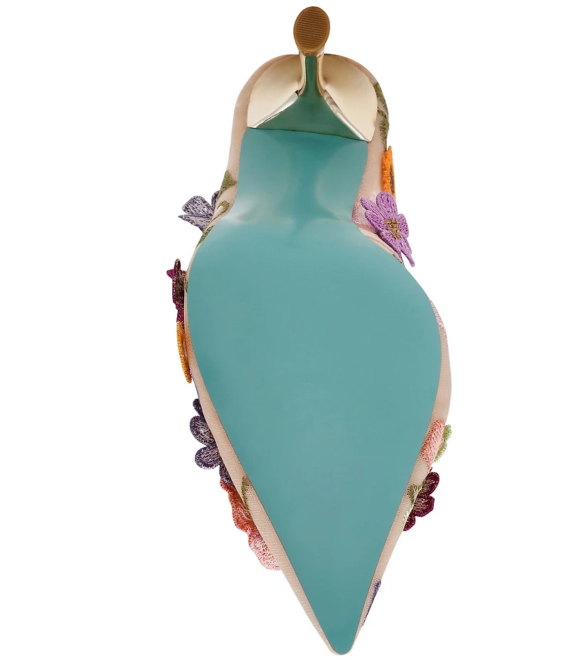 Blue by Betsey Johnson Aimey Floral Ornament Stiletto Pumps