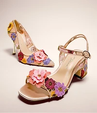 Blue by Betsey Johnson Aimey Floral Ornament Stiletto Pumps