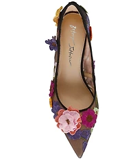 Blue by Betsey Johnson Aimey Floral Ornament Stiletto Pumps