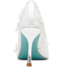 Blue by Betsey Johnson Aimey Floral Ornament Stiletto Pumps