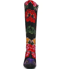 Blue by Betsey Johnson Avon Embellished Floral Tall Boots