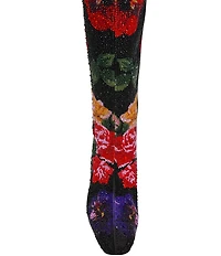 Blue by Betsey Johnson Avon Embellished Floral Tall Boots