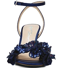 Blue by Betsey Johnson Cali Flower Ornamented Dress Sandals