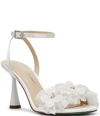 Blue by Betsey Johnson Cali Flower Ornamented Dress Sandals