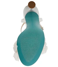 Blue by Betsey Johnson Cali Flower Ornamented Dress Sandals