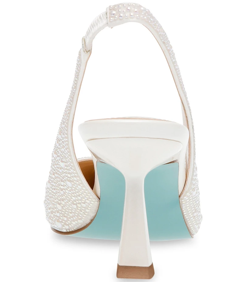 Blue by Betsey Johnson Clark Pearl Slingback Pumps