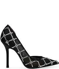 Blue by Betsey Johnson Cruze Mesh Rhinestone Pearl Dress Pumps