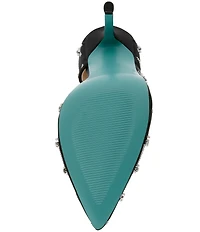 Blue by Betsey Johnson Cruze Mesh Rhinestone Pearl Dress Pumps