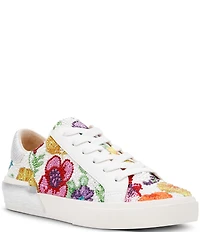 Blue by Betsey Johnson Damon Floral Pearl Embellished Sneakers