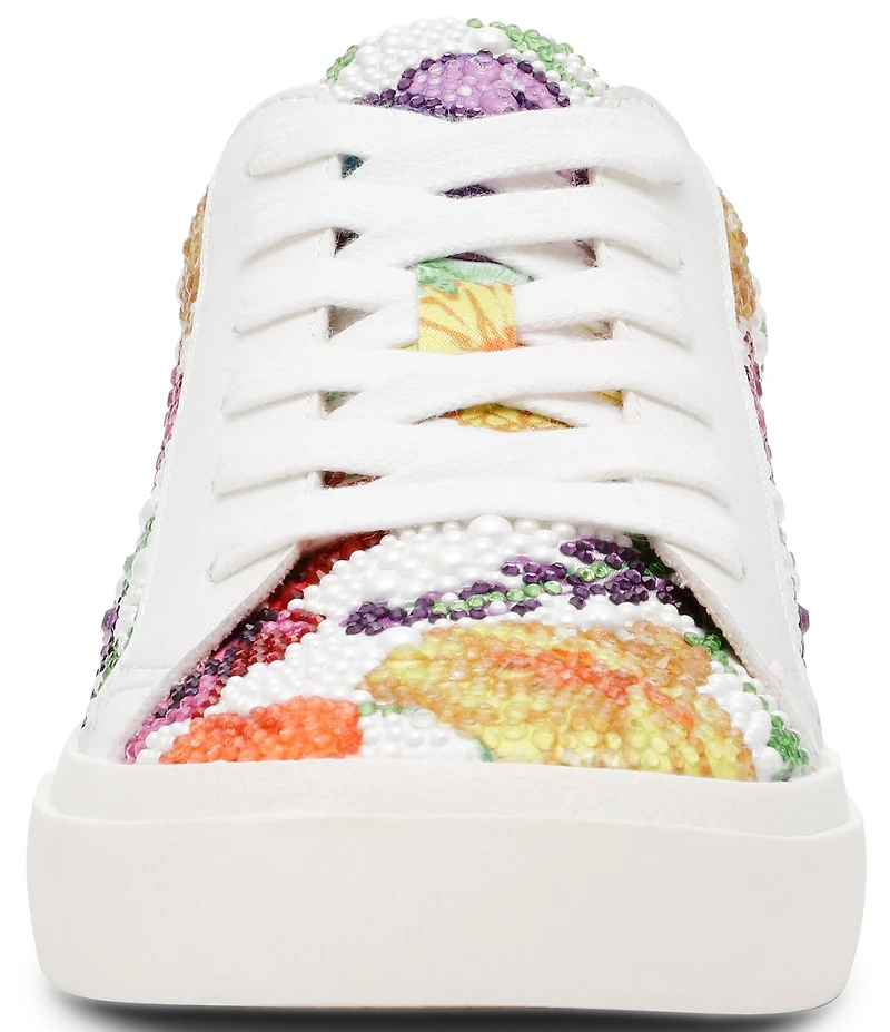 Blue by Betsey Johnson Damon Floral Pearl Embellished Sneakers