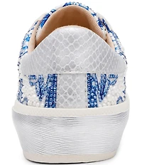 Blue by Betsey Johnson Damon Floral Pearl Embellished Sneakers