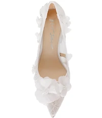 Blue by Betsey Johnson Darcy Floral Ornament Stiletto Pumps