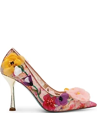 Blue by Betsey Johnson Darcy Multi Floral Ornament Stiletto Pumps