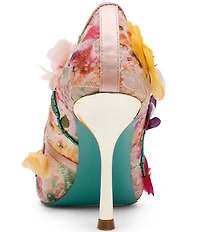 Blue by Betsey Johnson Darcy Multi Floral Ornament Stiletto Pumps