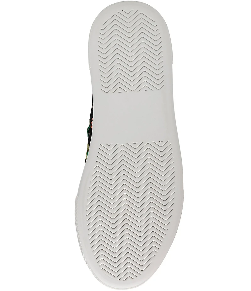 Blue by Betsey Johnson Jayla Floral Embroidered Platform Sneakers