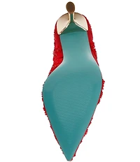 Blue by Betsey Johnson Jenii Mesh Beaded Stiletto Pumps