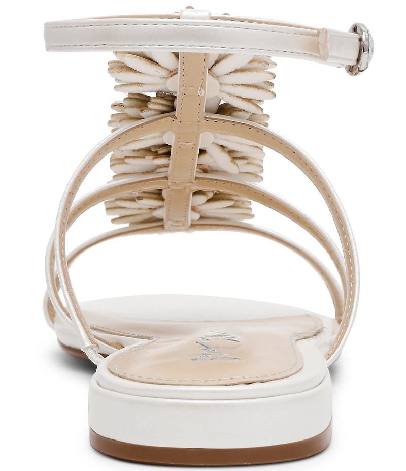 Blue by Betsey Johnson Joyce Gladiator Pearl Embellished Sandals