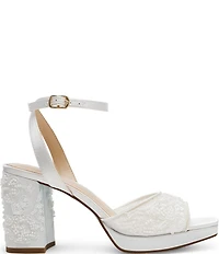 Blue by Betsey Johnson Junie Beaded Platform Dress Sandals