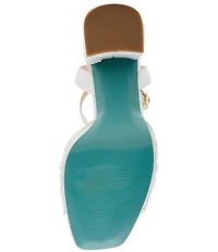 Blue by Betsey Johnson Junie Beaded Platform Dress Sandals