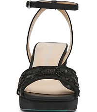 Blue by Betsey Johnson Junie Beaded Platform Dress Sandals