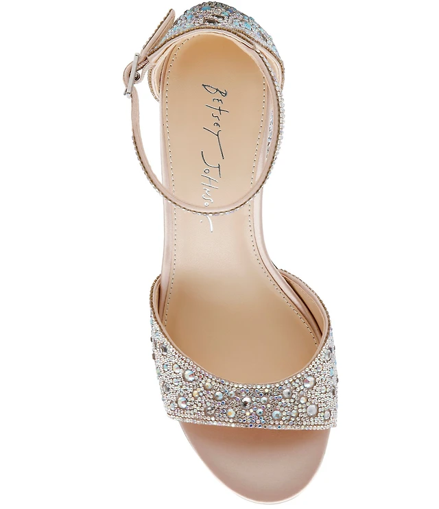 Betsey Johnson Blue by Betsey Johnson Kirra Floral Platform Dress Sandals  at Hamilton Place in Chattanooga, TN