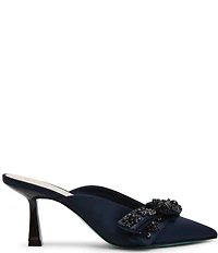 Blue by Betsey Johnson Kena Embellished Bow Dress Mules