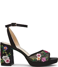 Blue by Betsey Johnson Kenni Floral Applique Platform Dress Sandals