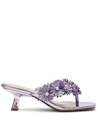 Blue by Betsey Johnson Lesli Kitten Heel Thong Dress Sandals