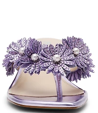 Blue by Betsey Johnson Lesli Kitten Heel Thong Dress Sandals