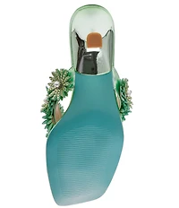 Blue by Betsey Johnson Lesli Kitten Heel Thong Dress Sandals