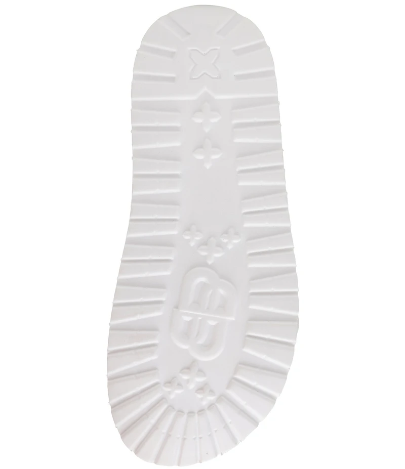 Blue by Betsey Johnson Matie Floral Rhinestone Slide Sandals