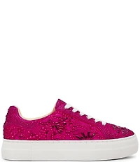 Blue by Betsey Johnson Reily Rhinestone Platform Sneakers