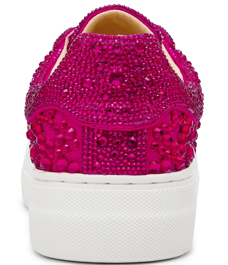 Blue by Betsey Johnson Reily Rhinestone Platform Sneakers