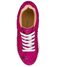 Blue by Betsey Johnson Reily Rhinestone Platform Sneakers
