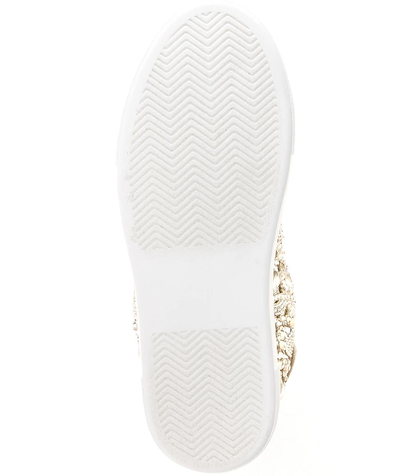 Blue by Betsey Johnson Reily Rhinestone Platform Sneakers