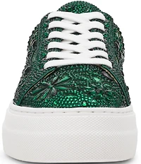 Blue by Betsey Johnson Reily Rhinestone Platform Sneakers