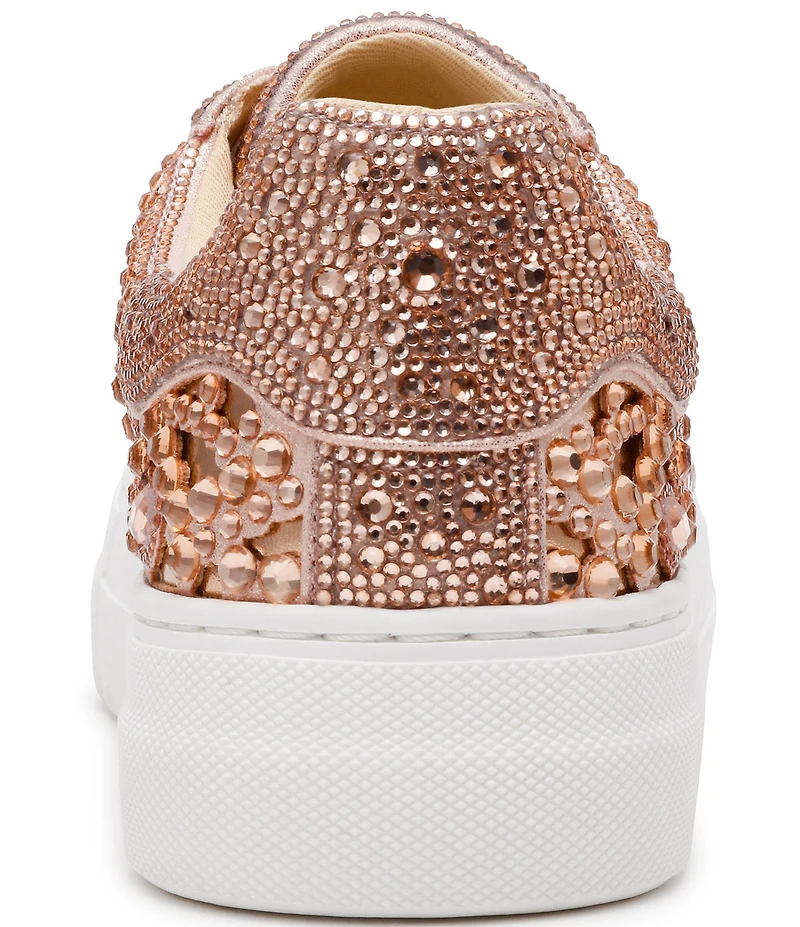 Blue by Betsey Johnson Reily Rhinestone Platform Sneakers