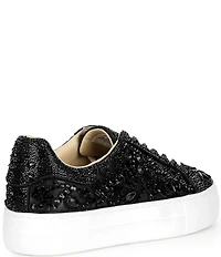 Blue by Betsey Johnson Reily Rhinestone Platform Sneakers