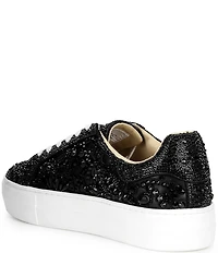 Blue by Betsey Johnson Reily Rhinestone Platform Sneakers