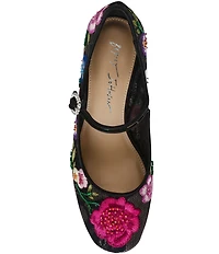 Blue by Betsey Johnson Rubee Floral Applique Mary Jane Pumps