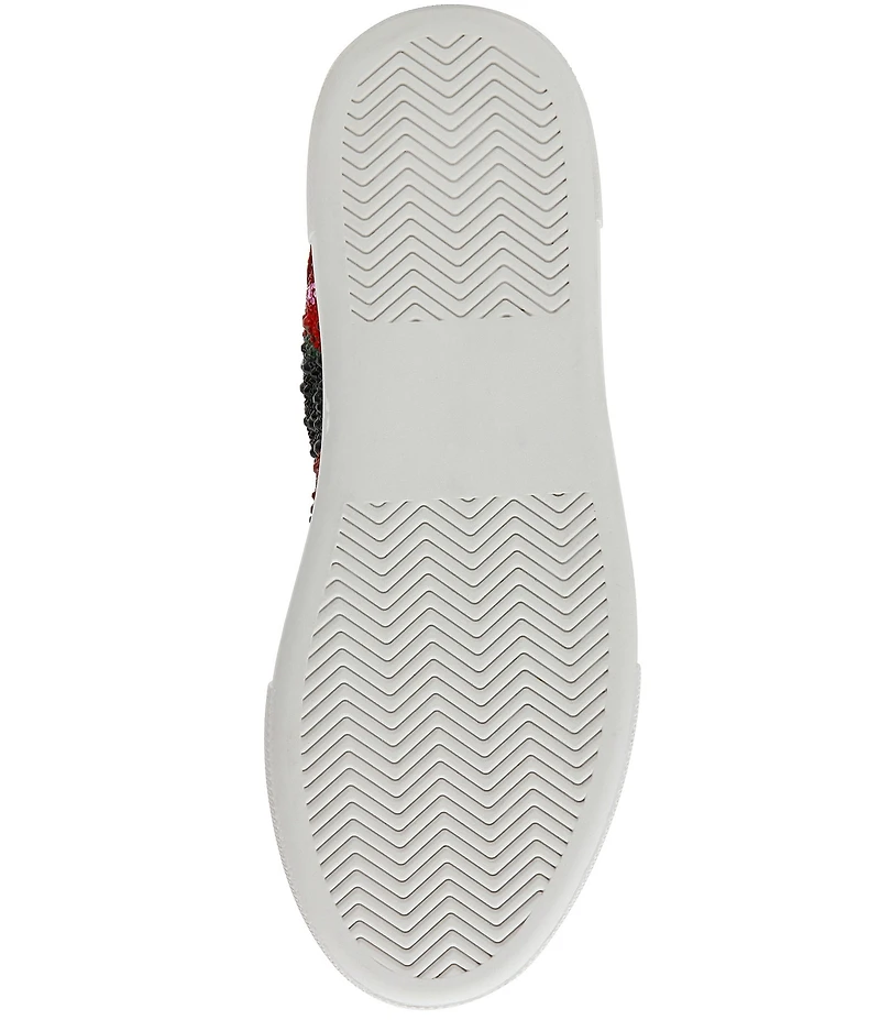 Blue by Betsey Johnson Sidny Floral Rhinestone Platform Sneakers