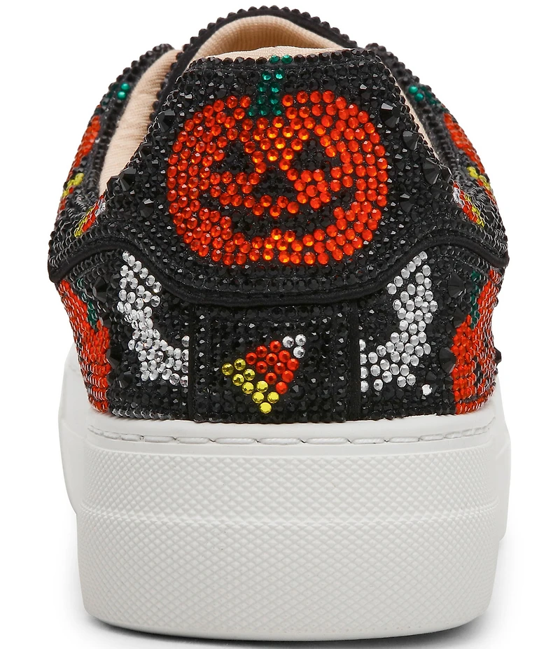 Blue by Betsey Johnson Sidny Halloween Print Rhinestone Platform Sneakers